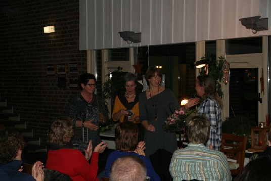 Das Team des Literaturherbstes... Edith Feikes, Anne Ingenrieth, Judith Zybell, Ellen Roemer